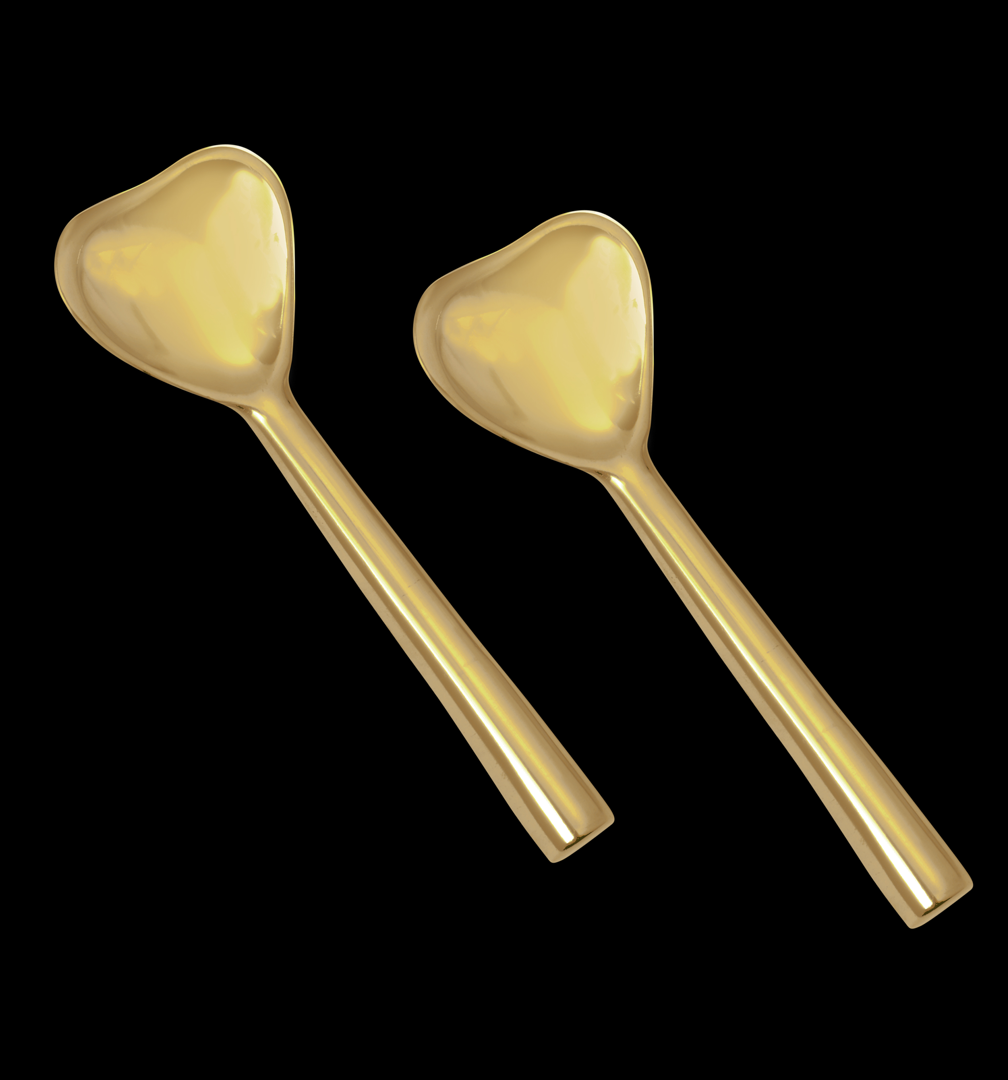 Gold Heart Spoon - Sold Individually